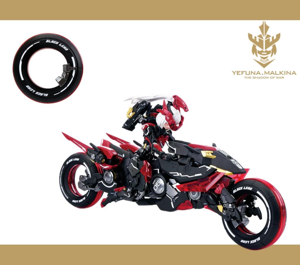 Doyusha NUKE MATRIX CYBER FOREST FANTASY GIRLS 5 SHADOW: YEFUNA.MALKINA 1/12 Scale Pre-Colored Plastic Model Kit, Approximately 190mm Tall