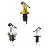 Oil Bottle Pourer Portable Reusable Press Type Leakproof Dispenser Kitchen Bar Wine Beverage Seasoning Bottles Stopper