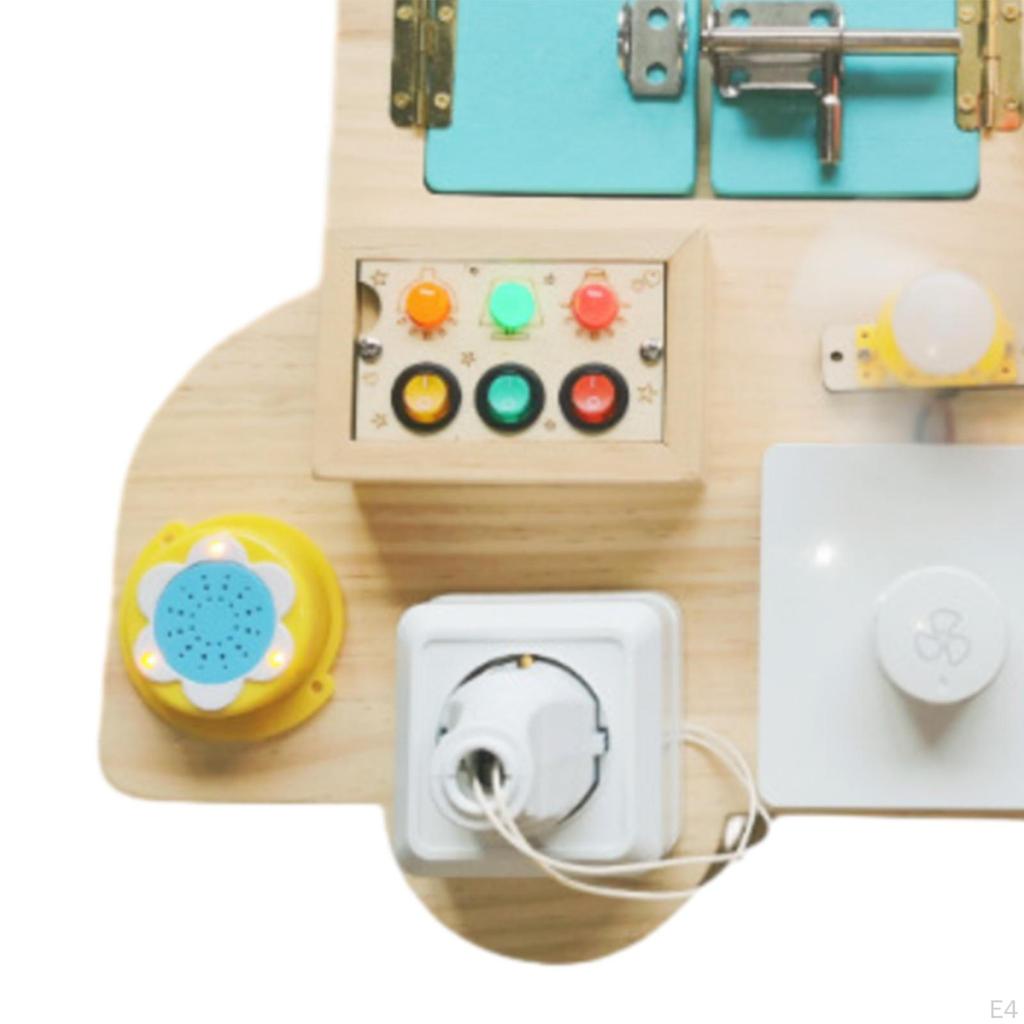 Busy Board Accessories,Activity Sensory Parts, Early Education Toys for Children Preschool