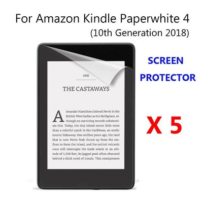 5 unidades Nuevo Protector de Pantalla Transparente Mate para e-Reader de 6"