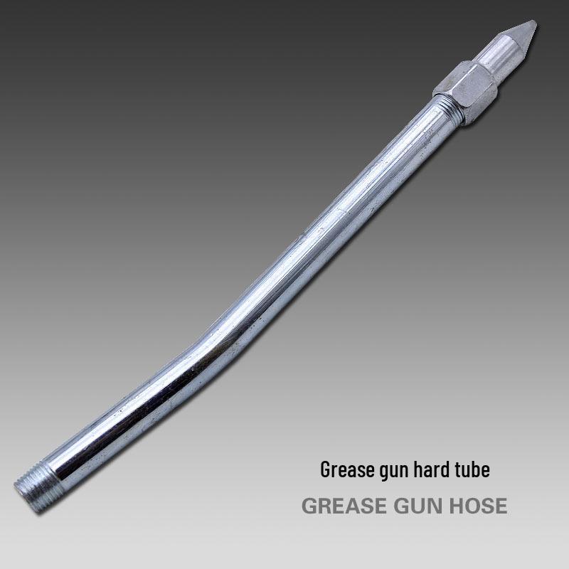 High Pressure Grease Gun Accessories: Flexible Hose, Rigid Tube, Flat Nozzle Connector