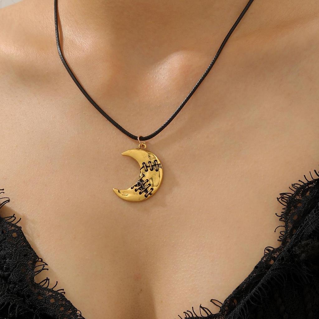 Liquid Lava Moon Star Pendant Necklace & Sweet Spicy Girl Earrings – European & American Style