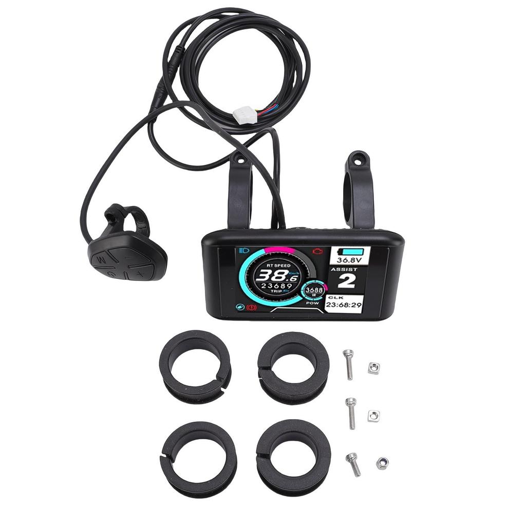 Electric LCD Display Meter UKC1 Water Proof LCD Display Screen Control Panel with SM Cable for Electric Bike Scooter
