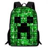 Minecraft Printed Backpack Children'S Elementary School Bag