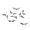 100pcs Zinc Alloy Angel Wing Beads Silver Fairy Wing Charm Beads Wing Charm Beads  DIY Craft