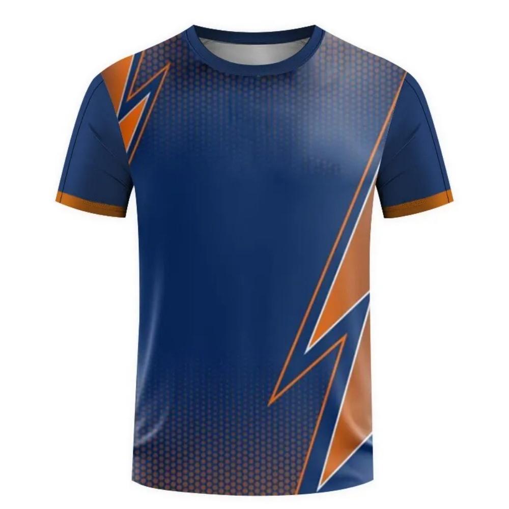 T-Shirt, Loose Fit, Quick-Drying, 3D Print