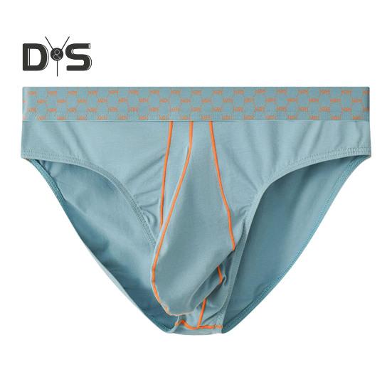 

Мужские треугольные трусы с высокой эластичностью, впитывающие пот, разнообразные цвета, хлопковые трусы со средней талией для повседневной носки, сна, работы и путешествий XXL светло-синий