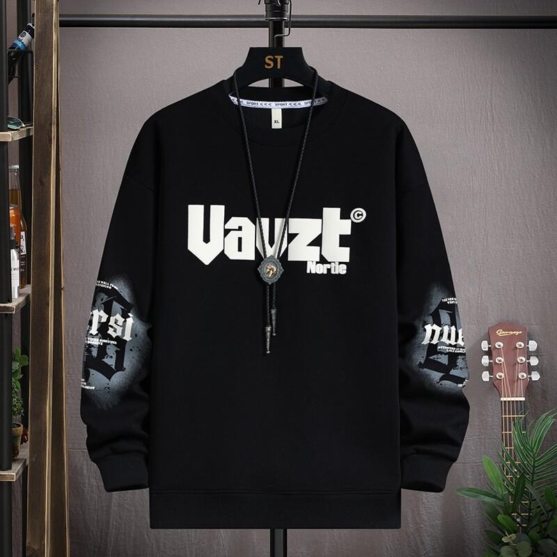 

Осенняя новая толстовка для подростков, учеников средней и старшей школы, модная повседневная куртка с принтом, весенняя базовая футболка 3XL