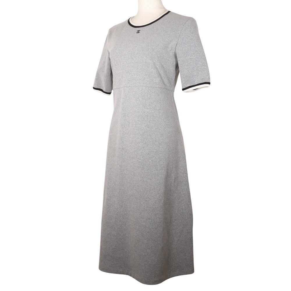 CHANEL COCO Mark one piece P11147V06479 gray Nylon/Polyurethane/polyamide Women Used