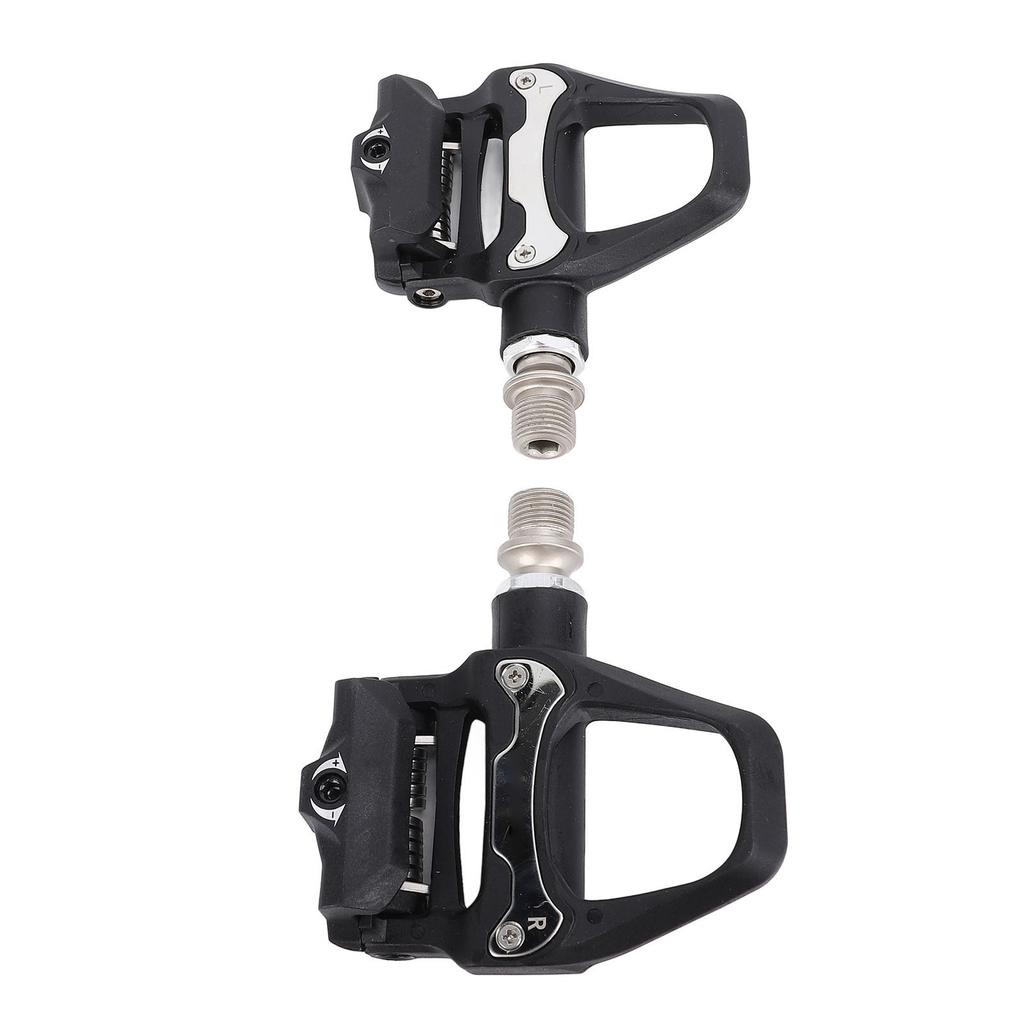 2PCS Road Bike Pedals Sealed Bearing Nylon Fiber Self Locking Cycling Pedal with Installation Kit Adjustable Tightness