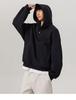Men's 450g Heavyweight Boxy Cropped Hoodie, Button-Up, American Style for Spring/Autumn