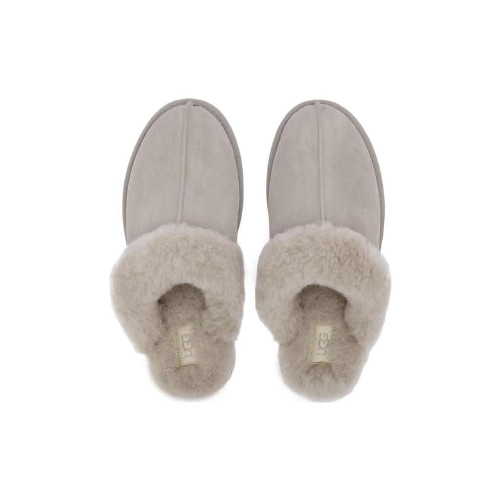 UGG Minimalist Leather Open-Toe Slippers Women slippers Gray 1106872-CPF