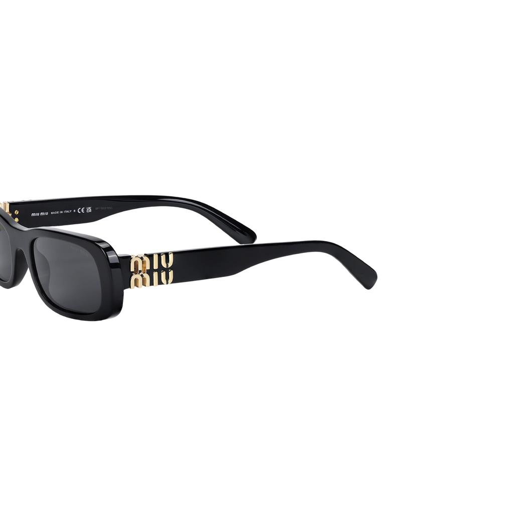 MIU MIU Gafas de Sol Cuadradas Gafas de Sol para Mujer Negras SMU08Z_E1AB_F05S0_C_053