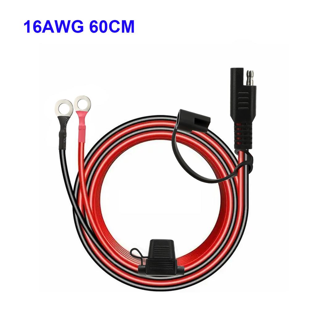 12/16/18 AWG SAE Quick Connector Harness 30/50/60CM SAE Extension Cord Sidewall Port Male Plug To Female Socket for Charger
