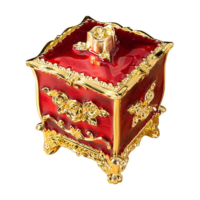 

Европейский стиль Пластиковые футляры для ватных палочек Комната Домашний ватный тампон герметичный небольшой ящик для хранения Коробка для зубочисток