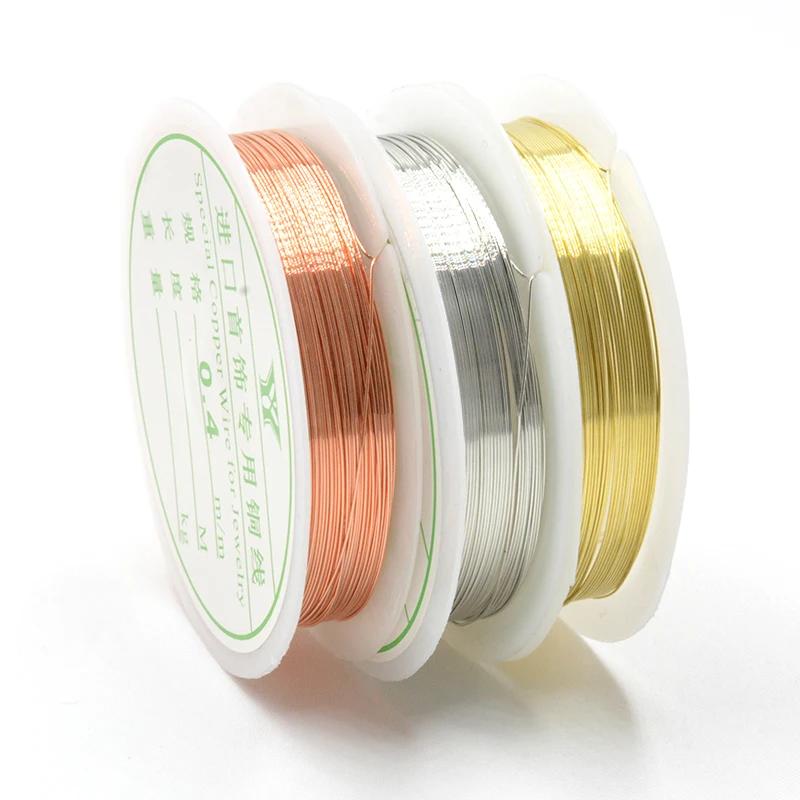 Copper Wire for Jewelry Making DIY 0.2-1mm Beading Wire Cord String Craft Handmade