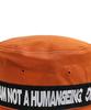 Aimnaseohyumeonbiing Basic Logo Tape Bucket Hat - Orange