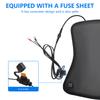 Motorcycle Seat Heater Pad 3 Gear Heating Cushion Waterproof Motorcycle Seat Hot Pad Smart Temperature Control for Winter Warmer