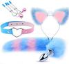 Sm Mix Bondage Kit Blue-Pink 4 Pieces - Generic - Puppy Play, Dildos Tail