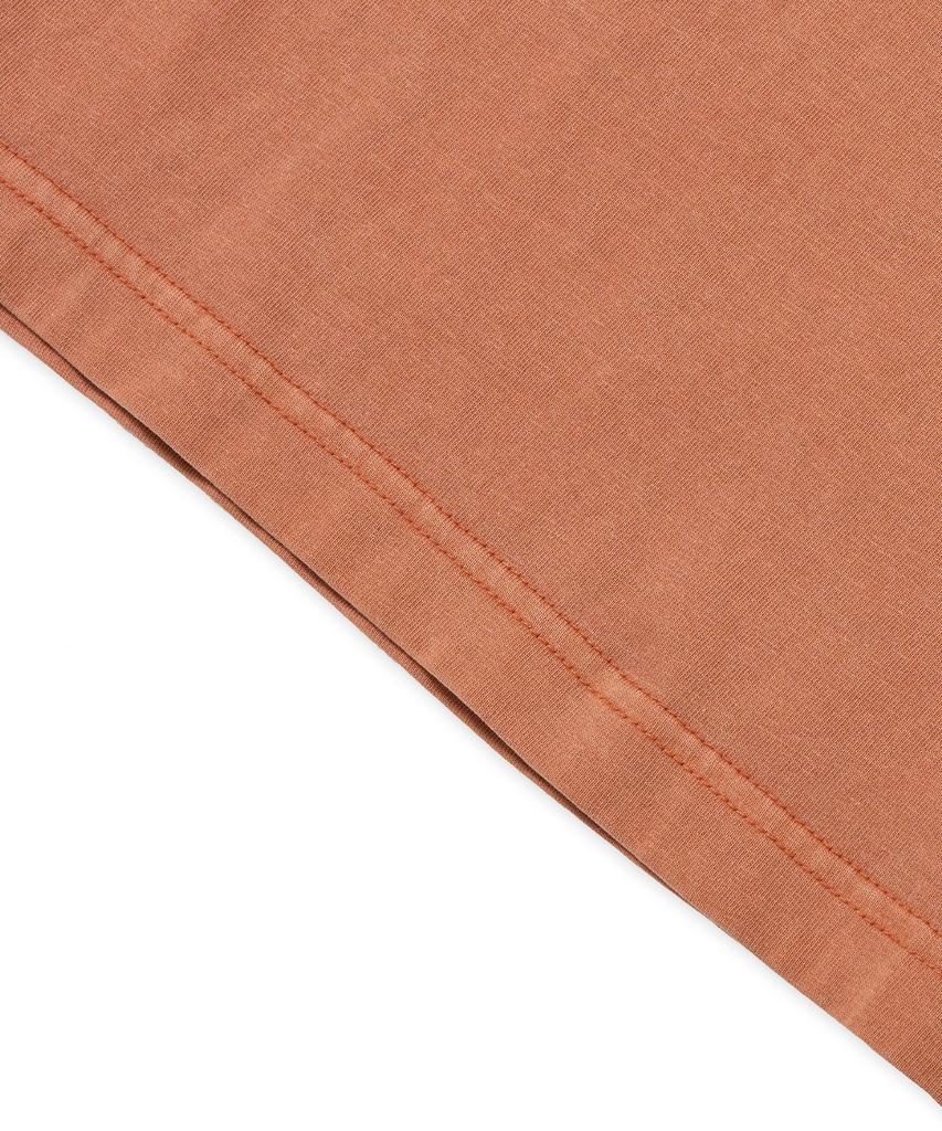 BROWNBREATH Pigment Tag Tee - Orange