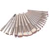 20pcs Makeup Brushes Soft Nylon Hair Skin Friendly Cosmetic Brush Set for Eye Shadow