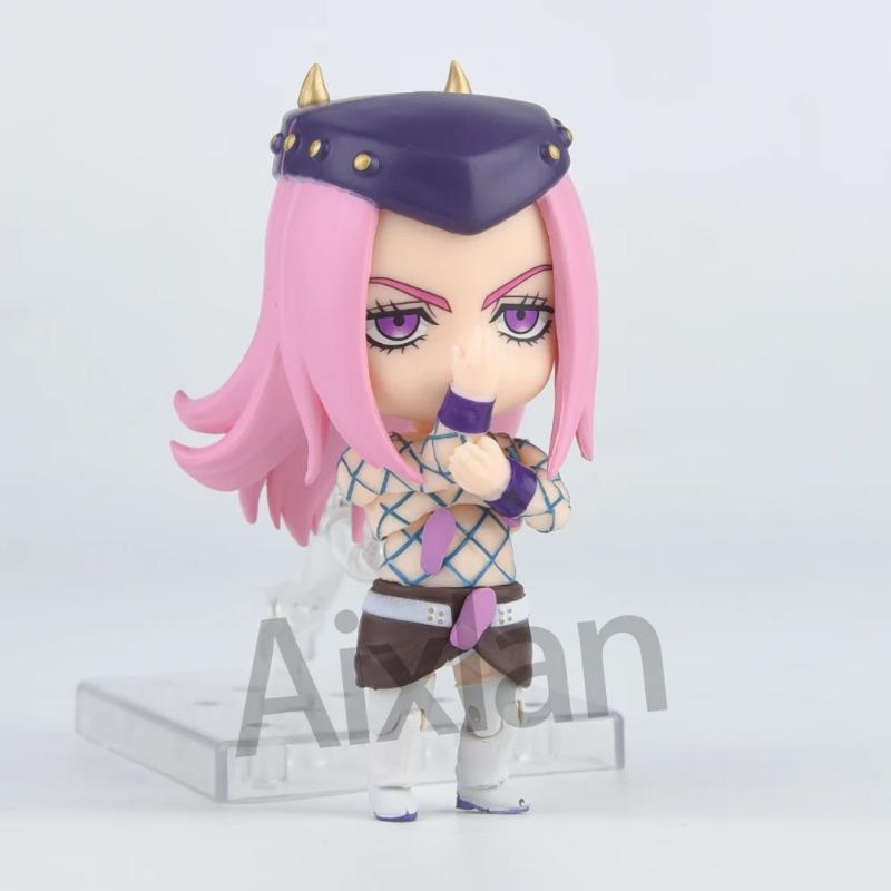 Beautiful Aixlan#2026 JoJo's Bizarre Adventure Figure Narciso Anasui Cute Edition 10cm JOJO PVC Action Figure Amine Collectible Figurine