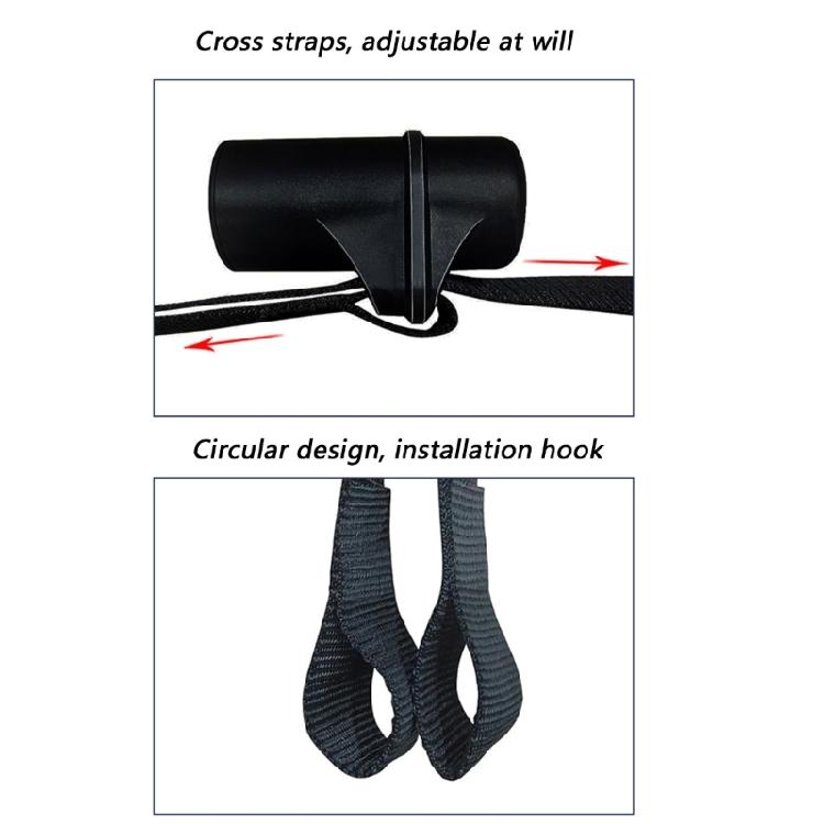 Adjustable Belt Strap Spare Part Easy Installation 32inch Handlebar Protection Strap for 32505 Black Bar-Harness II