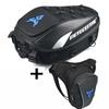 Motorcycle Bag Waterproof Drop Leg Side Bags Backpack Tail Multifunction Rear Seat Bag High Capacity Ride Outdoor For Cafe Racer