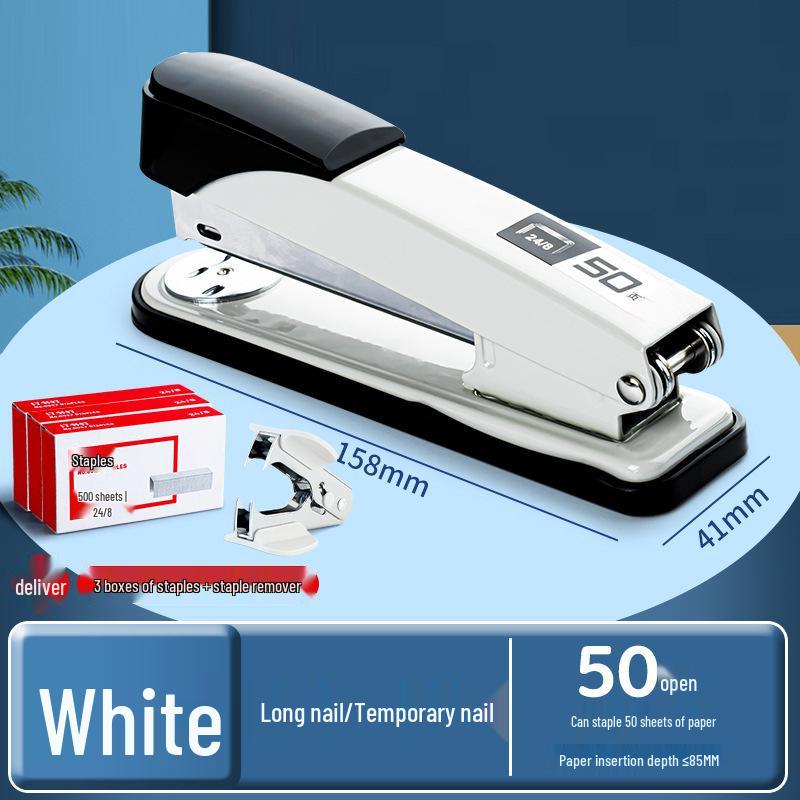 Universal Heavy-Duty Stapler - Labor-Saving, Thickened Design for All Sizes (Large, Medium, Small)