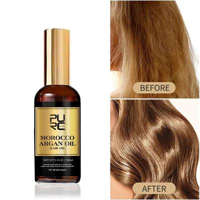 Balsamo all'olio di Argan del Marocco, riparatore, olio lisciante per capelli, siero per il trattamento dei capelli, prodotti per la cura dei capelli
