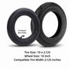 2PCS 45 Degree for Schrader Valve Electric Scooter Tire And Inner Tube Set  10 Inch Vehicle Use