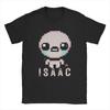 Awesome The Binding of Isaac Video Game T-Shirt Men O Neck Pure Cotton T Shirts Cartoon 90s Short Sleeve Tees Plus Size Tops Trendy Unisex Clothing
