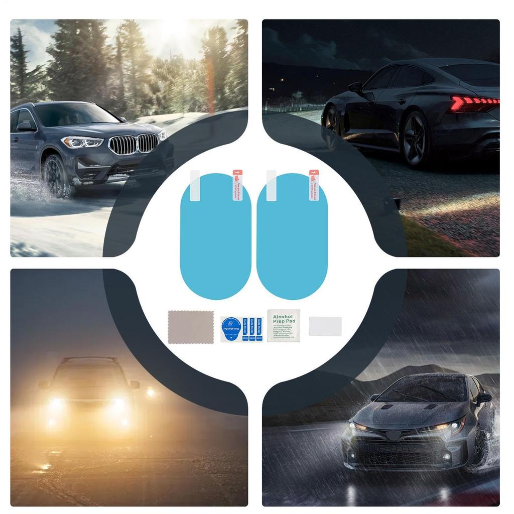 Car Mirror Film - Car Mirror Sticker | Protective Clear Safe Driving Sticker |