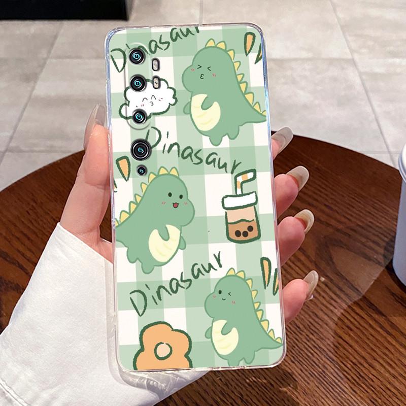 Jelly Casing For Xiaomi Mi cc9 Pro/Mi Note 10/Mi Note 10 Pro Clear Silicone Soft TPU Back Cover Cute Cat Rabbit Protective Case