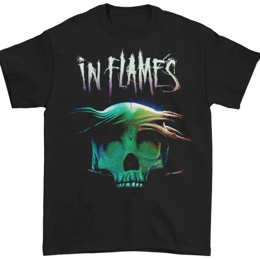In Flames Battles Summer Tour Унисекс Футболка Все Размеры от S до 5XL WA439 Унисекс Футболка XXXXL