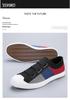 Spring Men's Slip-On Canvas Shoes: Korean Style Color Block, Breathable Casual Low-Top Skate Shoes