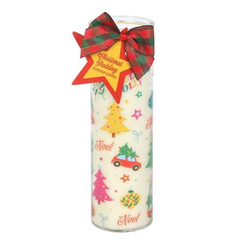 Something Different Nostalgic Christmas Christmas Pudding Tube Candle
