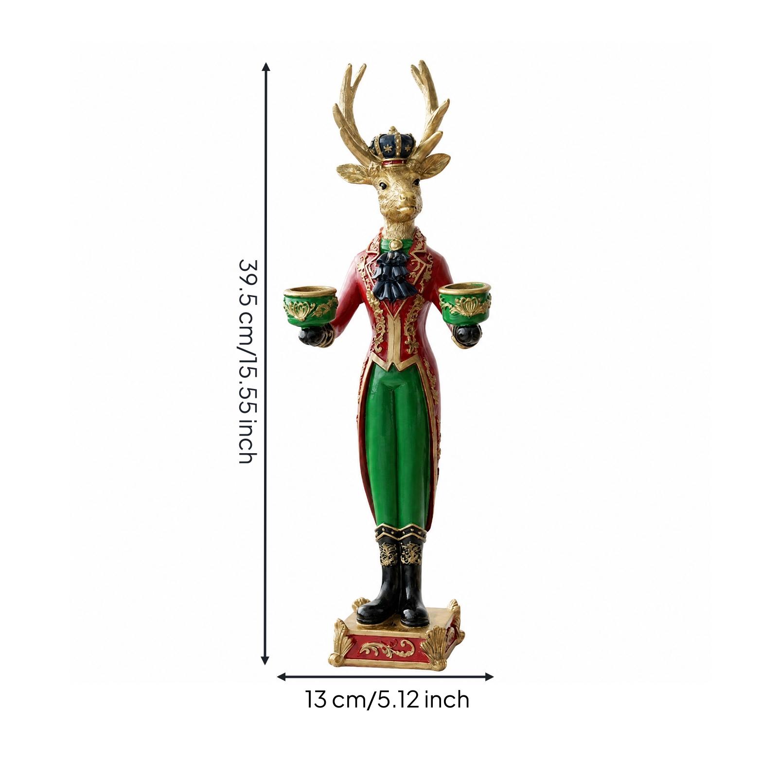 Freestanding Christmas Decorative Figurine Festive for