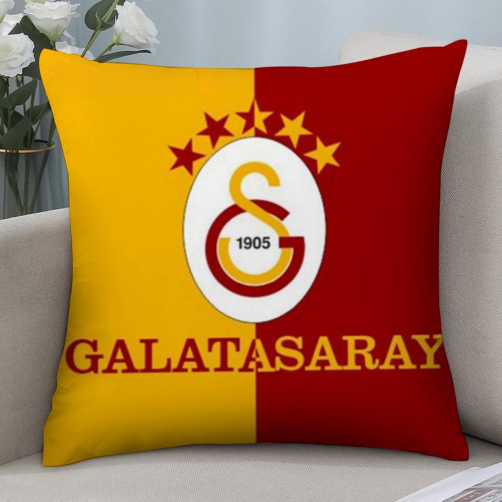

Türkiye G-GalatasarayS S-SK Pillow Case Short Plush Sofa Decorative Gift Home Double-sided Printing Cushion 12x12in 30x30cm