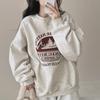 Women's Crew Neck Long Sleeve Sweatshirt Loose Fit Casual Vintage Graphic Print Pullover Daily Fashion Top