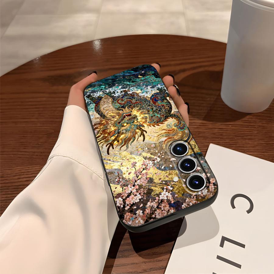 Cool Dragon Case for Samsung Galaxy A15 A12 A06 A17 A50 A16 A40 A70 A05 A04 A13 A20 Funda Phone Cover