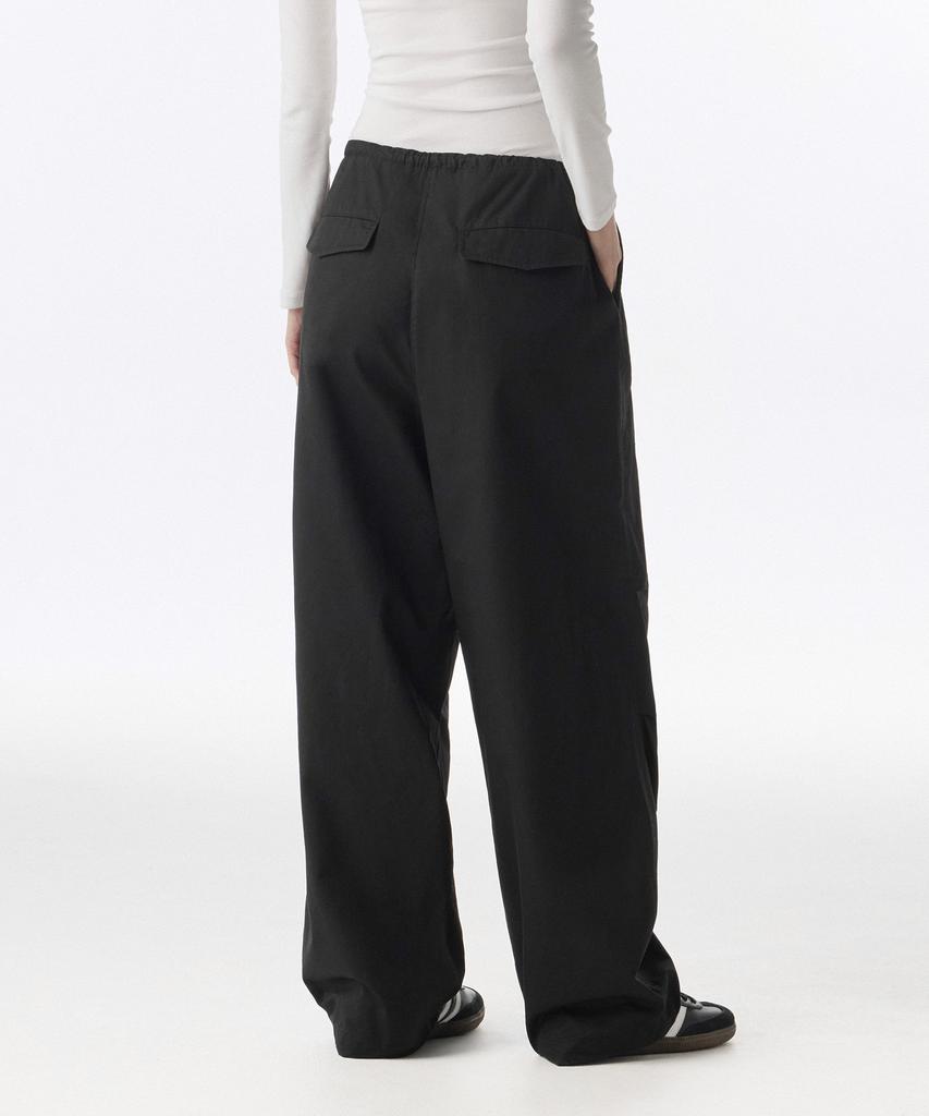 MUSINSA STANDARD WOMAN Women'S Cotton Parachute Pants [Black]