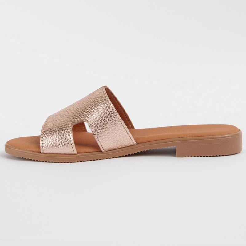 Women's Leather Sandal. Purapiel Hacca2 102712