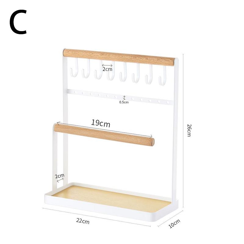 Sieraden Plank Hanger Ketting Display Standaard Oorbel Sieraden Opbergruimte Bureau Klein Item Metalen Organizer Huishoudelijk Apparaat Voor Winkel