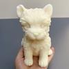 2025 3D Large Vertical Ears Lying Down Dog Candle Silicone Mold Pet Dog Resin Mold Teddy Dog Concrete Gypsum Molds Home Decor
