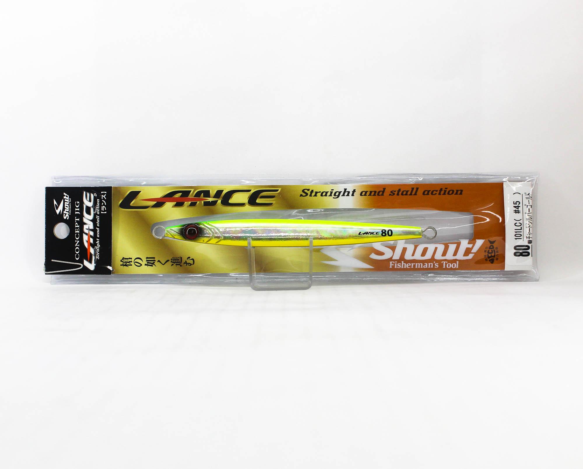 

Shout 101-LC Metal Jig Lance Slow Fall Long 80 grams 45 (5054)