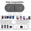 Dual 20W Wireless Charging Pad, Fast Wireless Charger with Adapter for iPhone 17 Pro Max/17 Air/16/15/14/13/12/11/XS/XR/8 Plus,Air pods,Samsung Galaxy