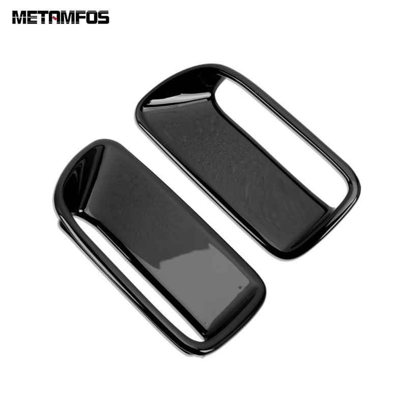 For Honda Fit Jazz -2024 2025 Carbon Fiber Front Air Condition Vent Outlet Cover Trim Sticker Bezel Accessories Car Styling