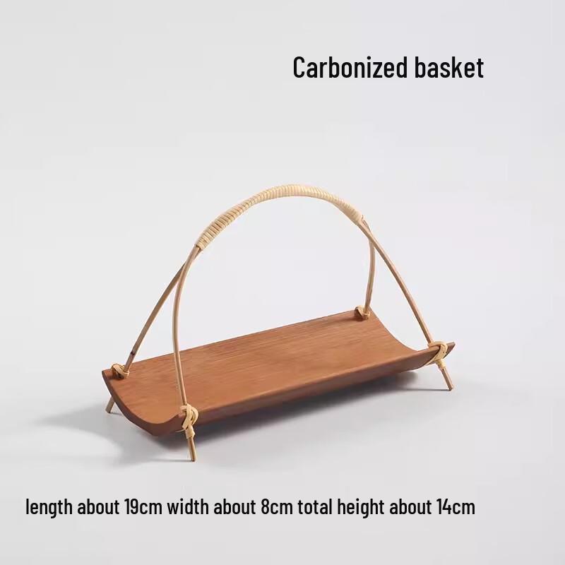 Handwoven Bamboo Fruit and Snack Basket