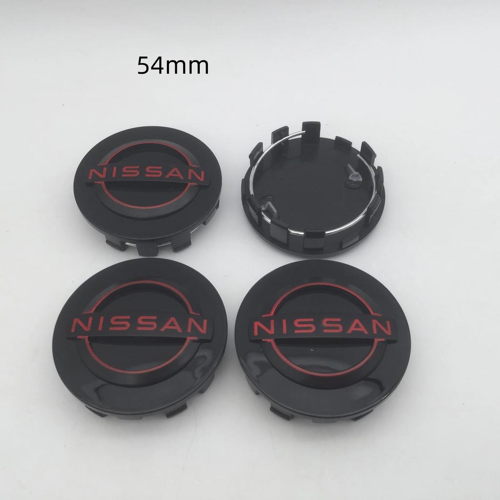 54mm/63mm Neue 4 Stück Auto Radnabenkappen Abdeckungen für Nissan Tiida Sentra X Trail T32 Qashqai J10 J11 Leaf Juke Teana